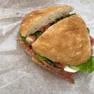 Caprese sandwich
