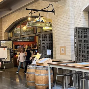 the entrance to the winery