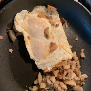 Had to reheat the food