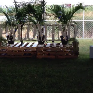 Baby Palomino sign in the VIP area