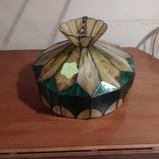 Look at this Tiffany lamp shade last one hurry down