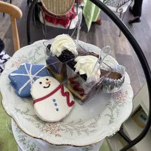 Christmas tea desserts!
