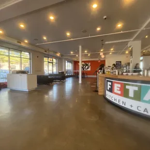 the interior of the restaurant