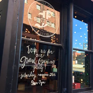 Grand Opening today on Small Business Saturday !