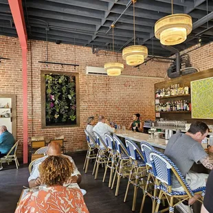 Indoor seating area