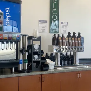 Kombucha and beverage station