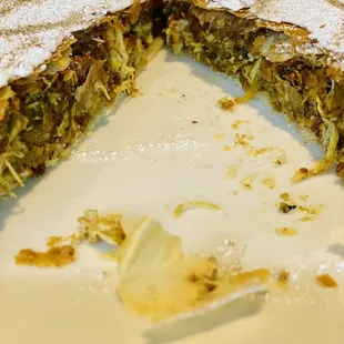 Inside Chicken Bastilla