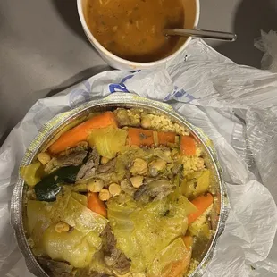 Lamb Couscous and Harira