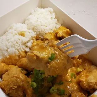 Crispy chicken Panaeng