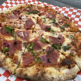 Amazing sourdough pizza