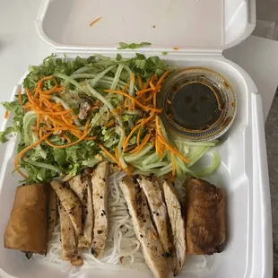 Bun noodle bowl - Chicken