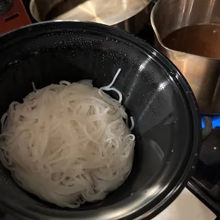 For almost $20 a bowl I would expect at least noodles 1/2 way