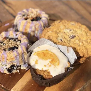 Vegan assorted pastries