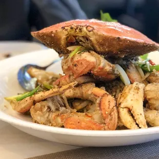 Salt &amp; Pepper Crab 椒盐螃蟹