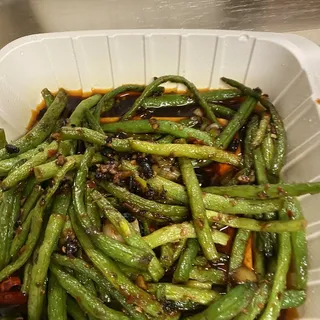 Dry-Cook String Beans