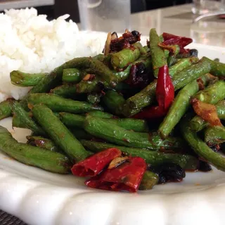 Dry-Cooked String Bean and Pork