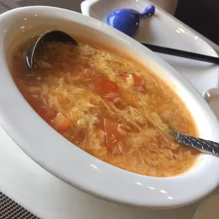 Tomato Egg Drop Soup