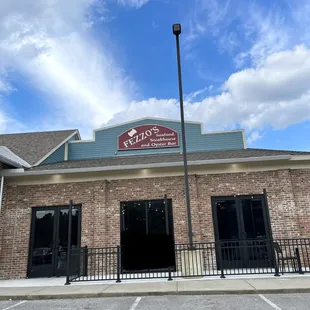 the front of the restaurant