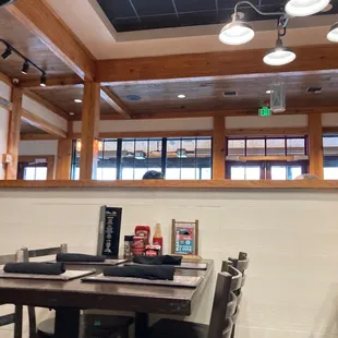 Restaurant seating area