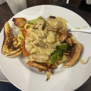 Grilled Vegetable Alfredo