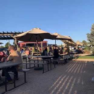 Outdoor seating