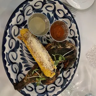 Chicken with cumin corn