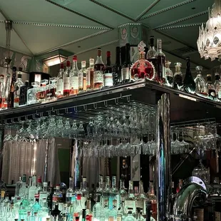 Amazing historic bar with a phenomenal collection of spirits and wines.