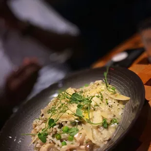 Mushroom &amp; English Pea Risotto