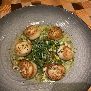 Pan Seared New England Scallops