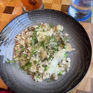 Mushroom & English Pea Risotto