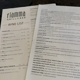 New menus July 2, 2024