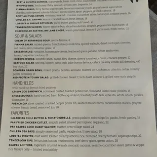 New menu July 2, 2024