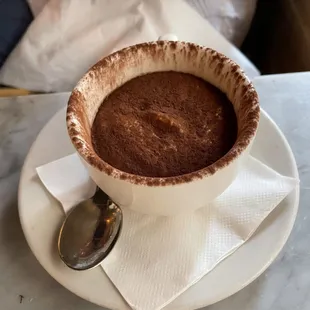 a cup of hot chocolate