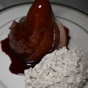 Pera cotta e mascarpone