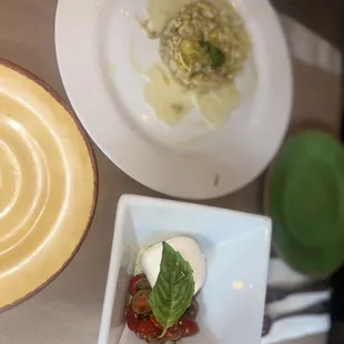 a plate of food on a table