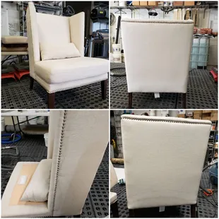We specialize in cleaning white cotton fabrics
