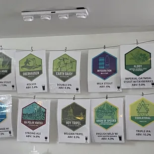 Current beers on tap 5.23.21
