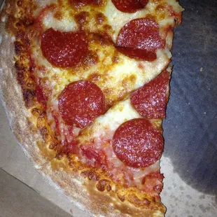 Tastes like school cafeteria pizza. Even at such a cheap price, I feel like I paid to much for it.