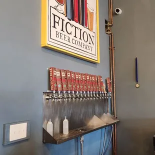 Wall of all the taps