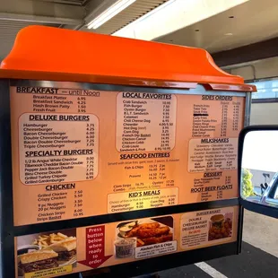 Let&apos;s eat!  Nothing like a stop at Fidalgo Drive-In after some bike camping in the islands!