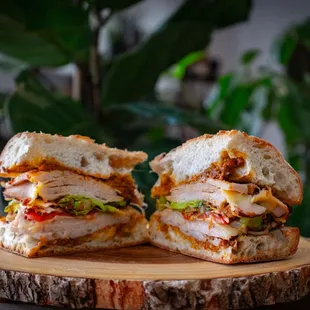 Turkey with Sundried-Tomato and Pesto