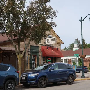 A corner storefront.