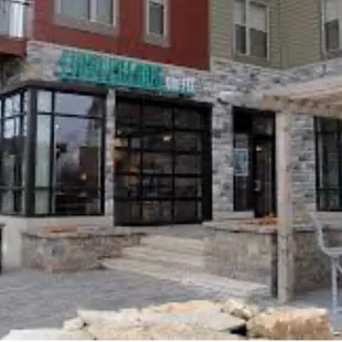 Outside of fiddleheads