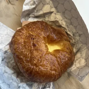 Turkey and Gouda Croissant Sandwich