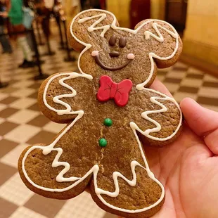 a gingerbread man