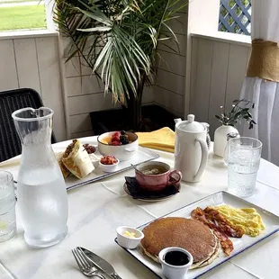 pancakes, food