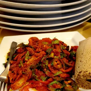 Injera salad