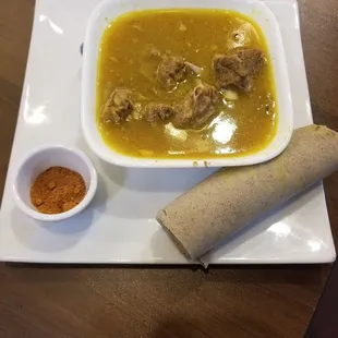 Yamy lamb soup