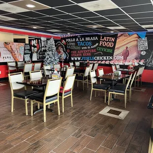 the interior of a restaurant