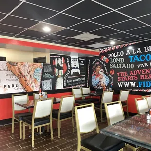 General seating with awesome artwork!